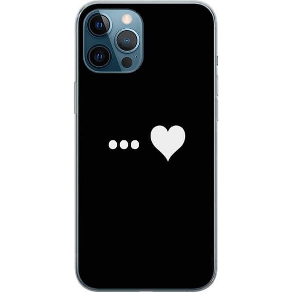 Apple iPhone 12 Pro Max Gennemsigtig cover Hjerte