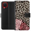 Miniatyrbilde 1 av 3: Samsung Galaxy A12 Lommeboketui Rosar og mønstre
