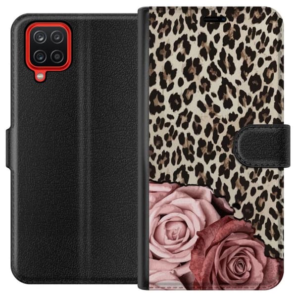 Samsung Galaxy A12 Lommeboketui Rosar og mønstre