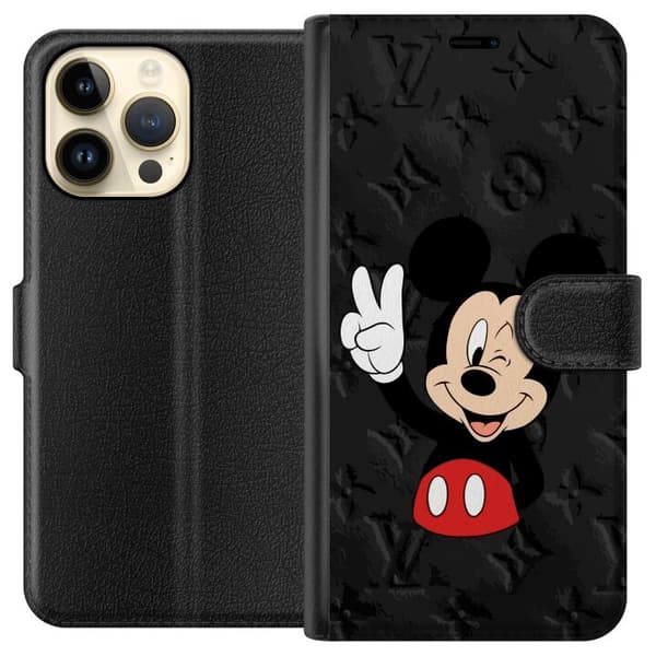 Apple iPhone 14 Pro Max Lommeboketui Micky Mus