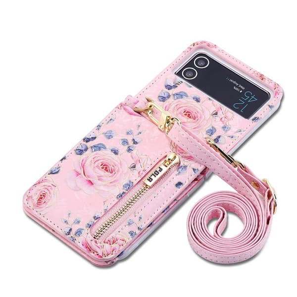 POLA Flower cover Samsung Galaxy Z Flip 4 - Pink