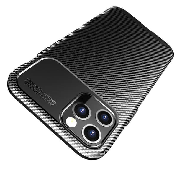 Carbon silikon deksel Apple iPhone 15 Pro - Svart