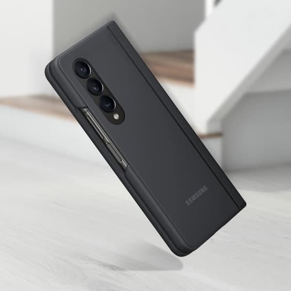 Samsung Galaxy Z Fold 4 Fodral med Flip Video Support Original Samsung Black