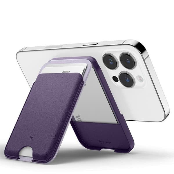 Caseology Korthållare Nano Pop MagSafe Wallet Stand Grape Purple