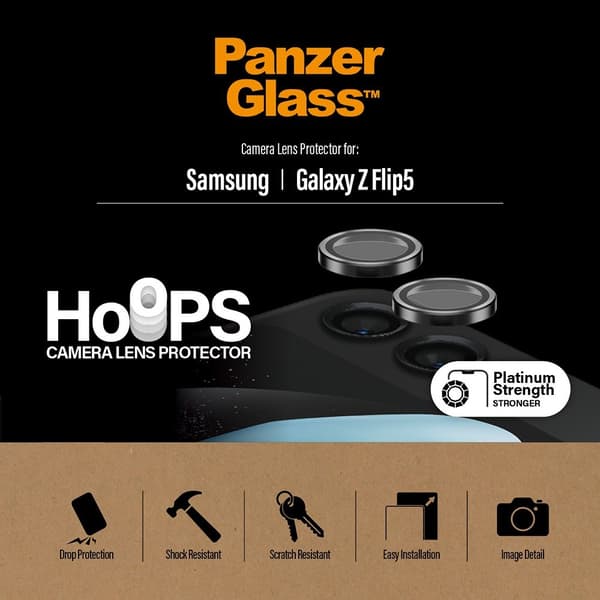 PanzerGlass Samsung Galaxy Z Flip 5 Kameraskydd Hoops