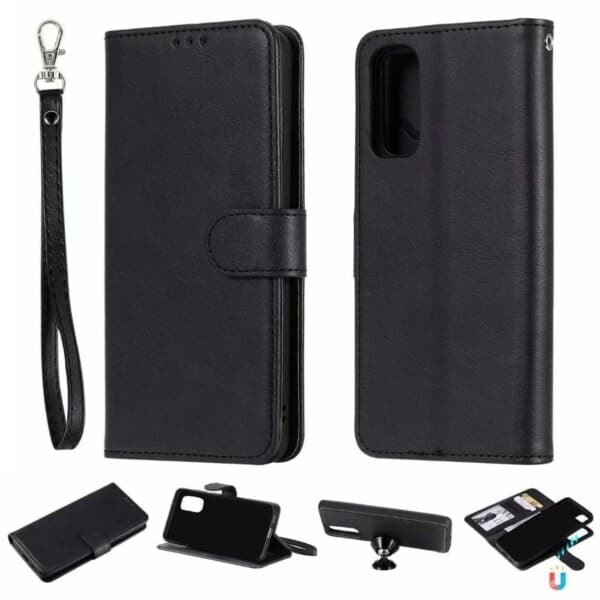 Samsung Galaxy S23 2-i-1 Magnetiskt Plånboksfodral Svart