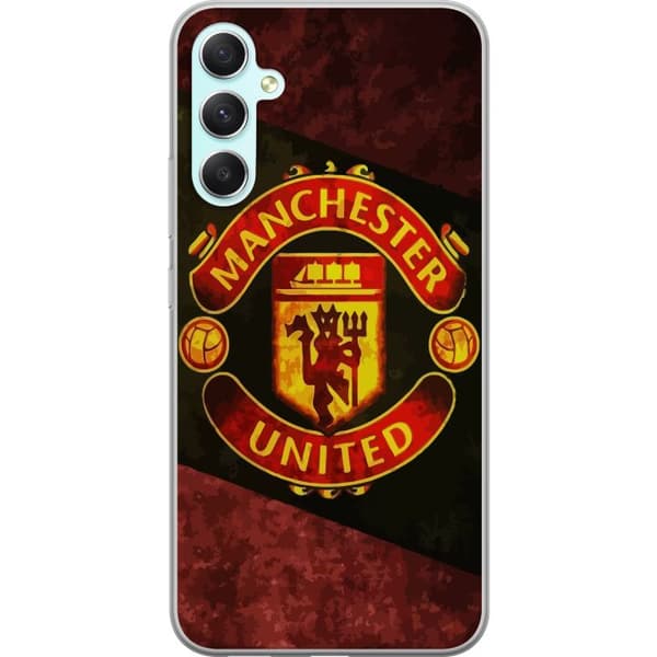 Samsung Galaxy A34 Gjennomsiktig deksel Manchester United