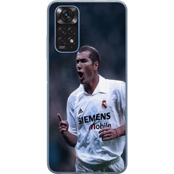 Xiaomi Redmi Note 11 Gjennomsiktig deksel Zinedine Zidane (Real Madrid)