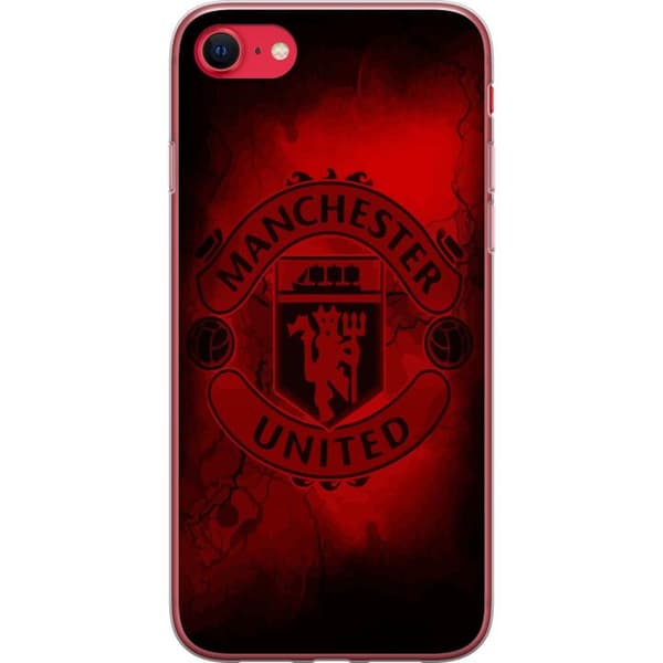 Apple iPhone SE (2022) Gennemsigtig cover Manchester United