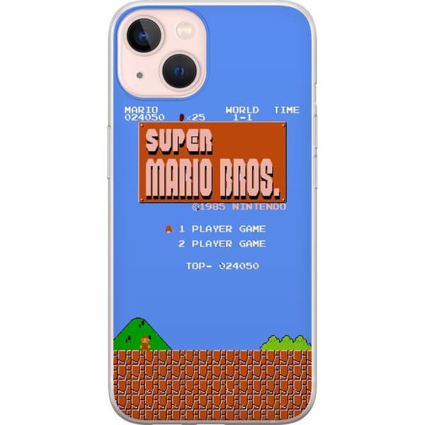 Apple iPhone 13 Genomskinligt Skal Super Mario Bros