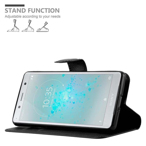 Sony Xperia XZ2 COMPACT Plånboksfodral Fodral Skal Case med magnetisk stängning, ståfunktion och kortplats