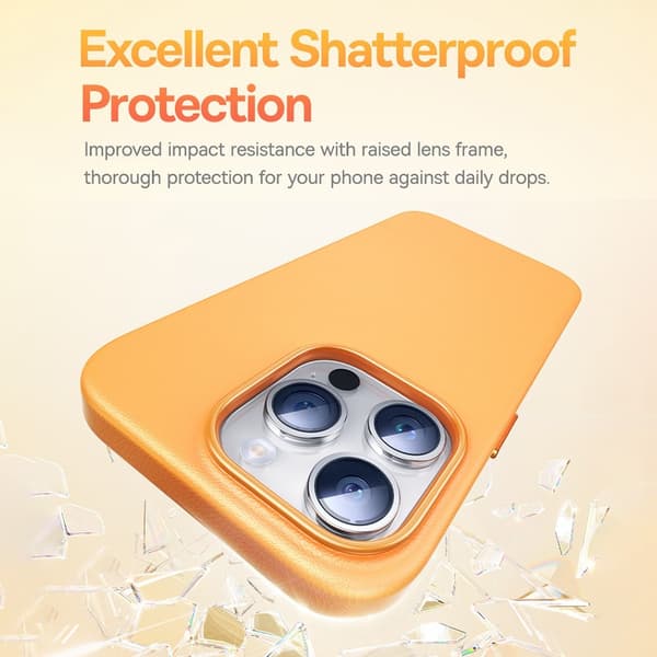 Baseus iPhone 15 Pro Kuori Fauxther Series Musta