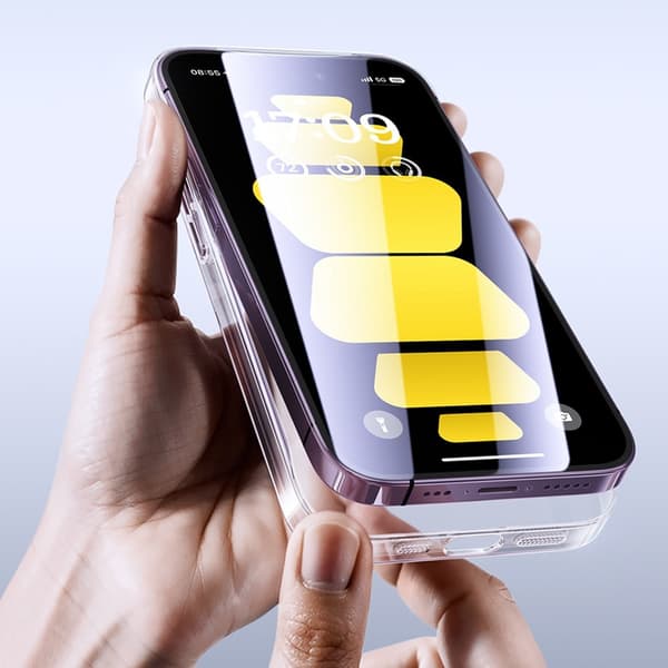 Baseus iPhone 15 Plus Cover Lucent Series Transparent Klar