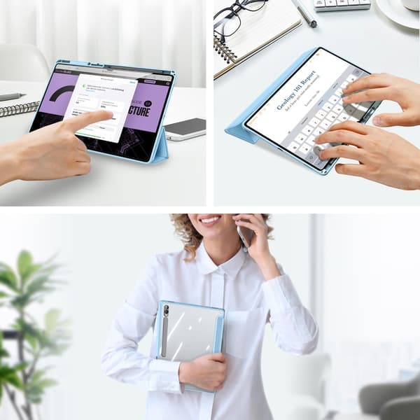 DUX DUCIS Samsung Galaxy Tab S9 Ultra Kotelo TOBY Series Sininen
