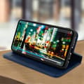 Miniatyrbild 4 av 4: Husfolio plånbok - AVIZAR - Samsung Galaxy S10e - Silikongel - Fullständigt skydd - Videostöd