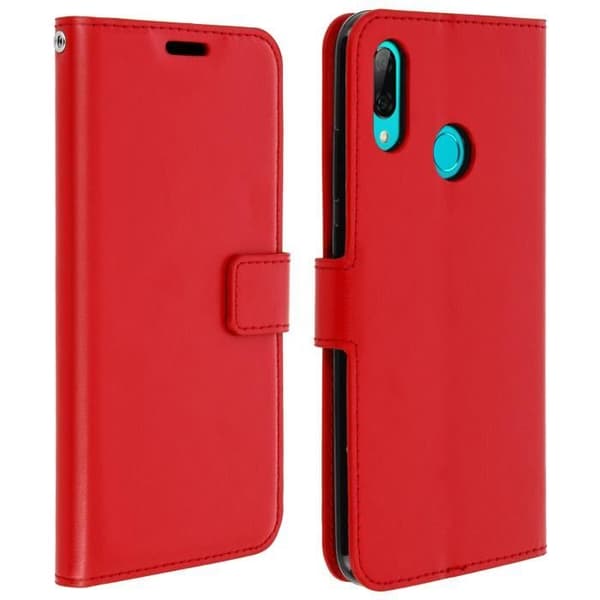 Hus - Huawei - P Smart 2019 - Kortfodral - Ekoleder - Röd