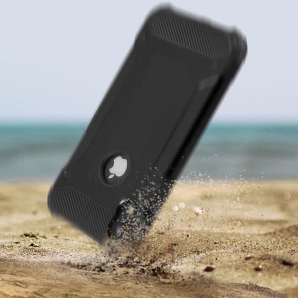 iPhone XR-fodral - Defender II - Stötsäker - Svart - Skydd 1,80m - Anti-repor och damm