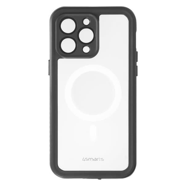 Skal till iPhone 14 Pro Vattentätt IP68 4Smarts Active Pro Ultimag Stark Black