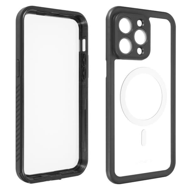 Skal till iPhone 14 Pro Vattentätt IP68 4Smarts Active Pro Ultimag Stark Black