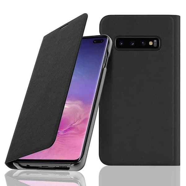 Housse - ANYMODE - Galaxy S10 Plus - Fodral Folio - Kortficka - Heltäckande skydd
