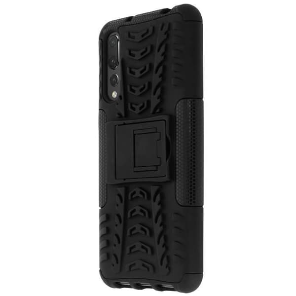 Coque - Huawei - P20 Pro - Stötsäker Skydd - Inbyggt Stöd - Svart