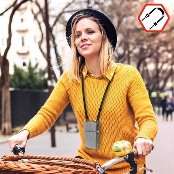Smartphone Bältesfodral - AVIZAR - Universal - 2 fickor - Slitstarkt tyg - Blandat