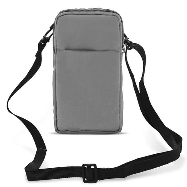 Smartphone Bältesfodral - AVIZAR - Universal - 2 fickor - Slitstarkt tyg - Blandat