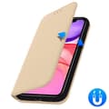 Miniatyrbild 4 av 4: iPhone 11 Fodral - AVIZAR - Folio Wallet Fodral - Ekologiskt läder - Stativfunktion - Gul