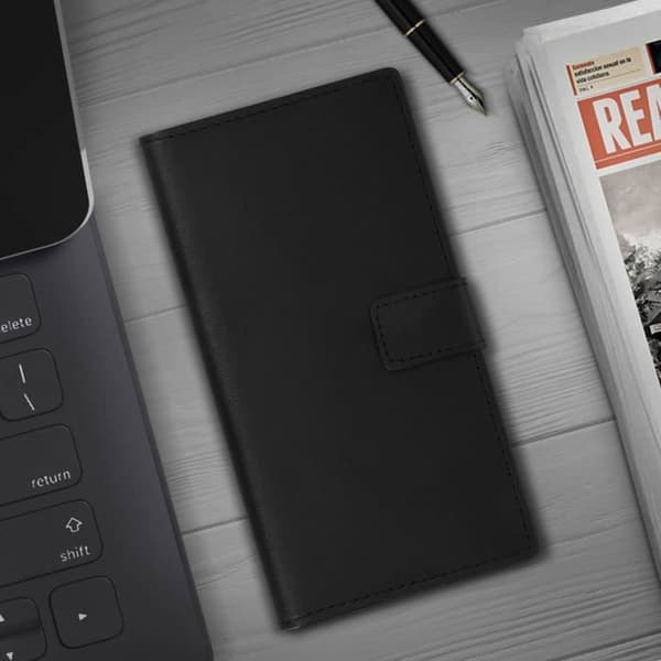 Hölster - AVIZAR - Galaxy Note 10 Plus - Äkta läder - Stötsäker - Videostöd
