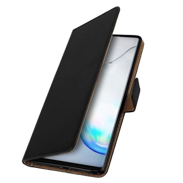 Hölster - AVIZAR - Galaxy Note 10 Plus - Äkta läder - Stötsäker - Videostöd