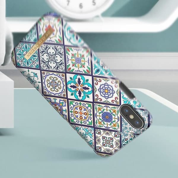 iPhone X och XS Mosaikfodral - Ideal of Sweden - Bohemisk stil - Svart - Stel - Syntet