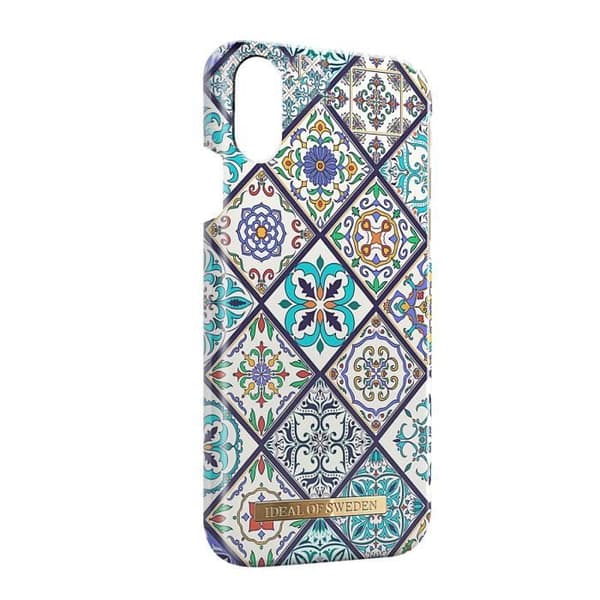 iPhone X och XS Mosaikfodral - Ideal of Sweden - Bohemisk stil - Svart - Stel - Syntet