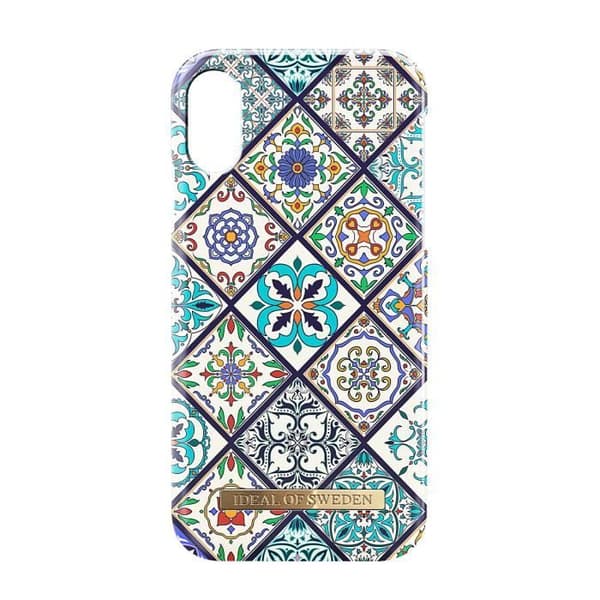 iPhone X och XS Mosaikfodral - Ideal of Sweden - Bohemisk stil - Svart - Stel - Syntet