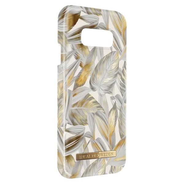 Samsung Galaxy S10e skal - Ideal of Sweden - Platinablad - Stel - Grå - QI-laddningskompatibel