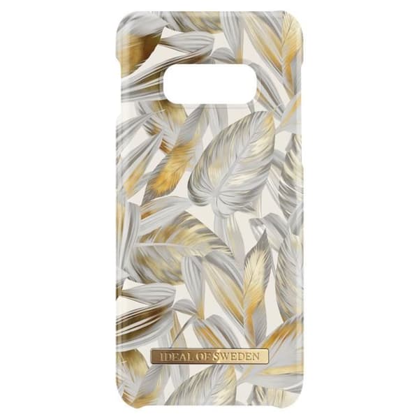 Samsung Galaxy S10e skal - Ideal of Sweden - Platinablad - Stel - Grå - QI-laddningskompatibel