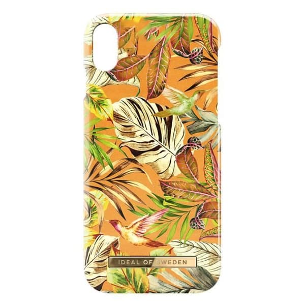 iPhone XR skal - Ideal of Sweden - Mango Jungle - Hårt - QI trådlös laddning - Somrigt
