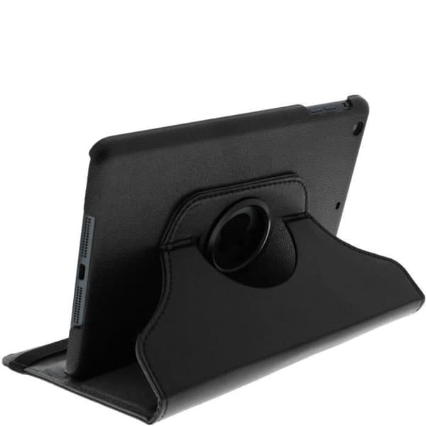 Etui med roterbart stöd - Apple - iPad Mini - Svart läder - 7 tum - Både för män och kvinnor