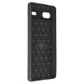 Miniatyrbild 2 av 4: Google Pixel 7 Fodral Soft Carbon Effect Borstad metall MOFI svart