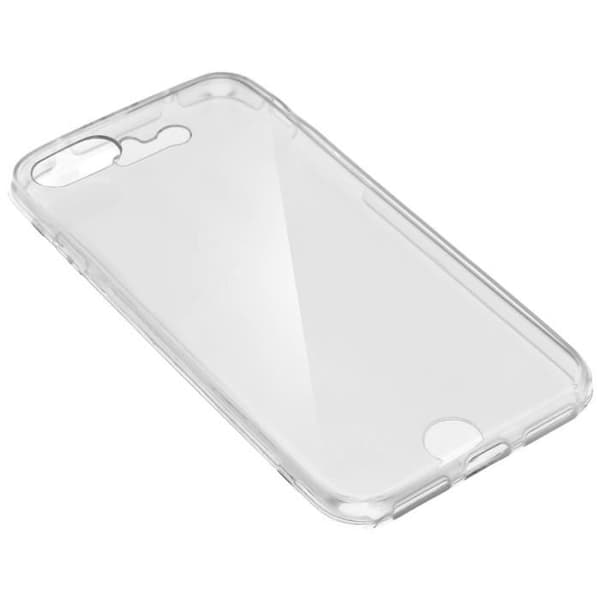 Transparent Full Protection Case iPhone 7 och iPhone 8 - AVIZAR - Gel Silikon - Mjuk - Smidig