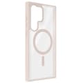 Miniatyrbild 2 av 4: MagSafe Fodral för Samsung S23 Ultra Rigid Back Contour Silicone Powder Pink