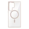 Miniatyrbild 1 av 4: MagSafe Fodral för Samsung S23 Ultra Rigid Back Contour Silicone Powder Pink