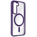 Miniatyrbild 2 av 4: MagSafe Fodral för Samsung S23 Plus Hard Back Contour Silicone Mörklila