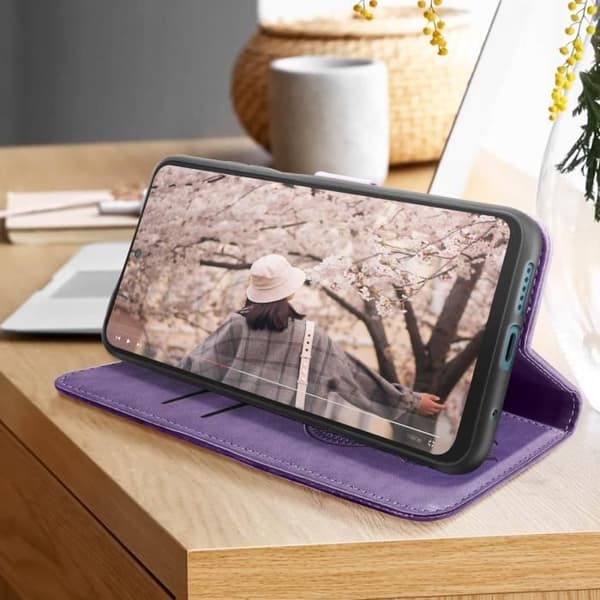 Dream Catcher Mandala Fodral till Xiaomi Redmi Note 11 och 11s Purple Wallet