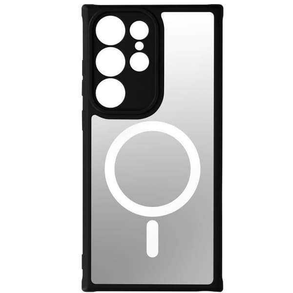 MagSafe Fodral till Samsung Galaxy S23 Ultra - AVIZAR - Hård rygg och mjuk kontur - Svart
