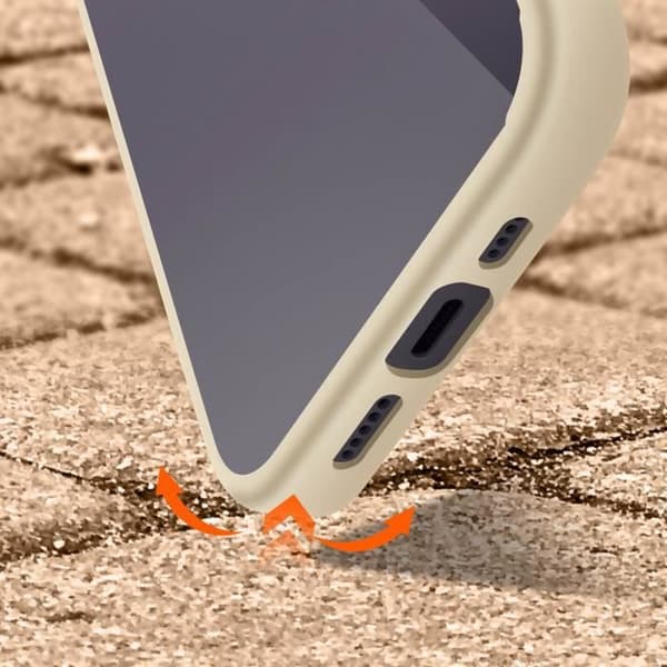 Spigen iPhone 14 Pro Max Clear Outline Beige Stötsäkert Ultra Hybrid-fodral