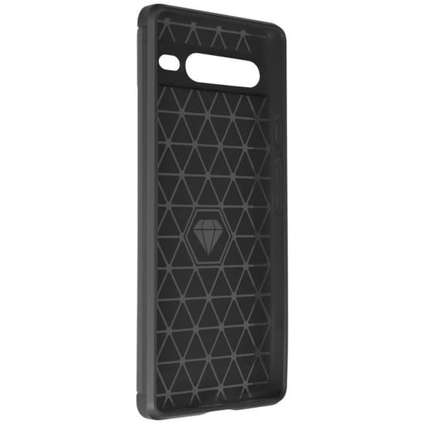 Fodral - MOFI - Google Pixel 7 Pro - Koleffekt - Borstad metall - Svart