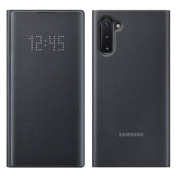 Samsung Galaxy Note 10 Fodral Korthållare LED View Cover Original Svart