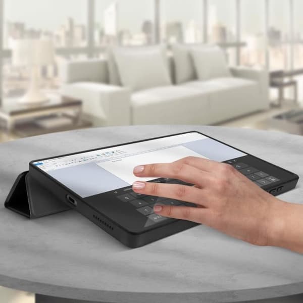 Lenovo Tab M10 HD Gen 2 Fodral Stöd för video och tangentbord Smal design Svart
