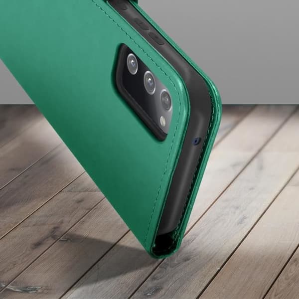 Etui för Samsung Galaxy S20 FE - AVIZAR - Mandala Blomma - Ekologiskt läder - Videostöd - Hel skydd