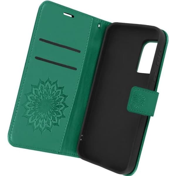 Etui för Samsung Galaxy S20 FE - AVIZAR - Mandala Blomma - Ekologiskt läder - Videostöd - Hel skydd